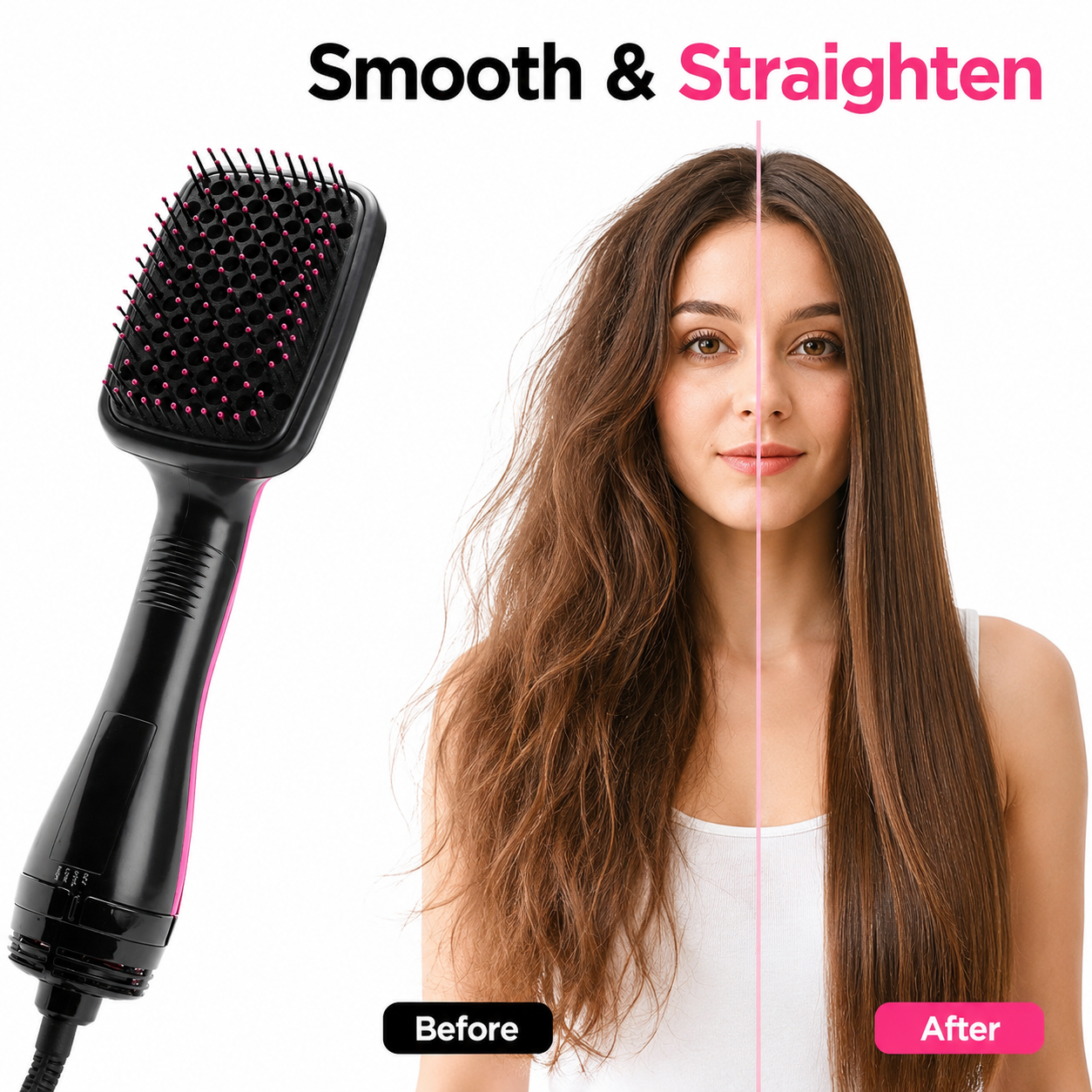 Multifunctional Hot Air Hair Styling Brush