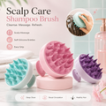 Silicone Scalp Massage Shampoo Brush