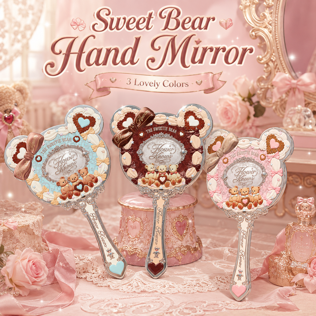 THE SWEETIE BEAR COLLECTION Makeup Hand Mirrors Cosmetic Mirror