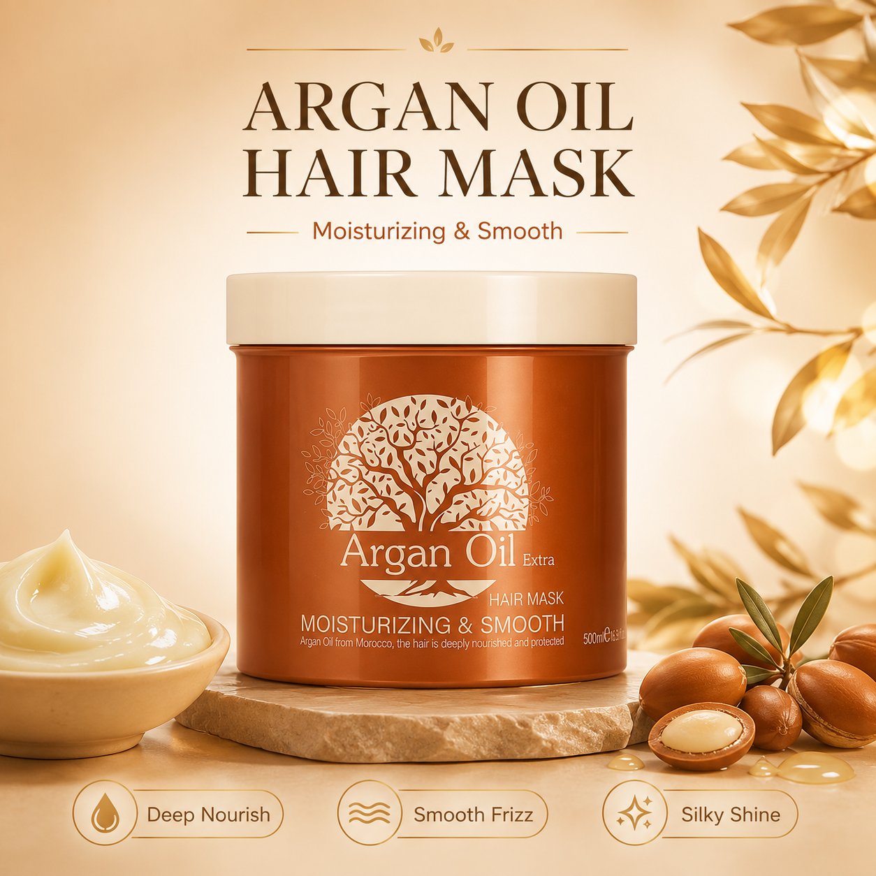 Moisturizing Smooth Argan Oil Hair Mask