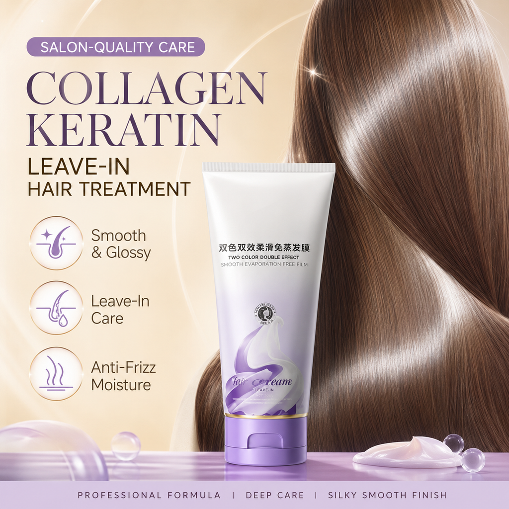 Keratin Collagen Leave-In Smoothing Hair Mask