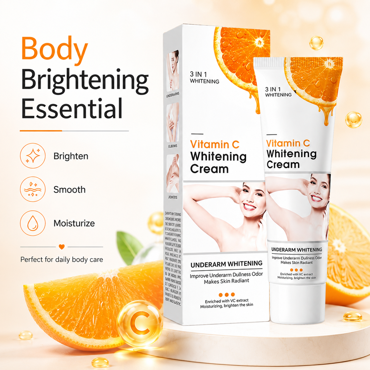 Vitamin C Whitening Moisturizing Body Cream