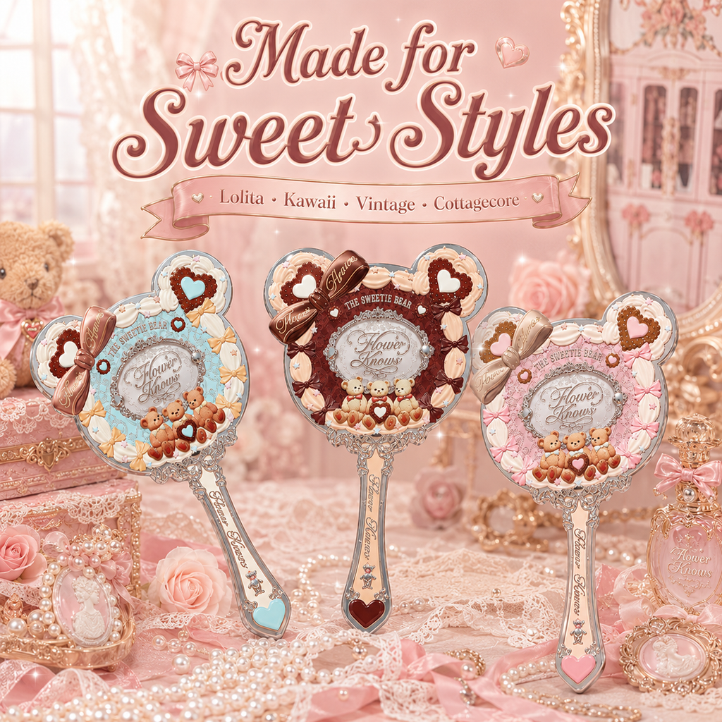 THE SWEETIE BEAR COLLECTION Makeup Hand Mirrors Cosmetic Mirror