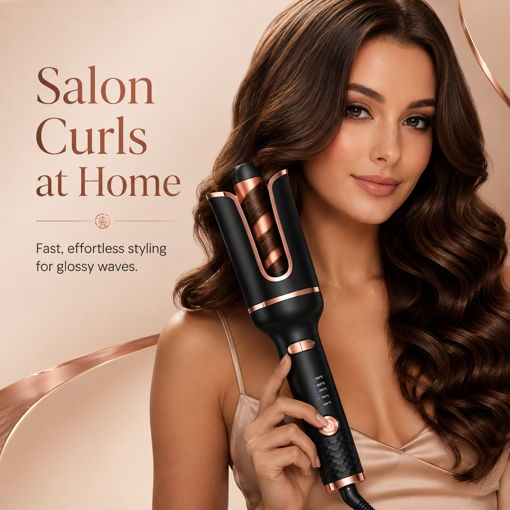Auto Rotate Hair Curling Iron,Curler for All Hair Types