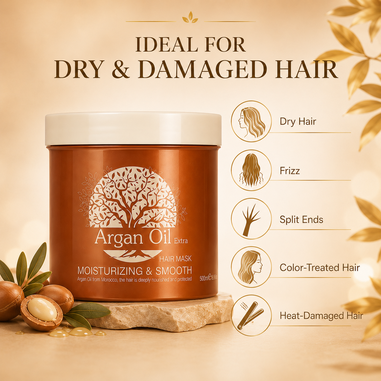 Moisturizing Smooth Argan Oil Hair Mask