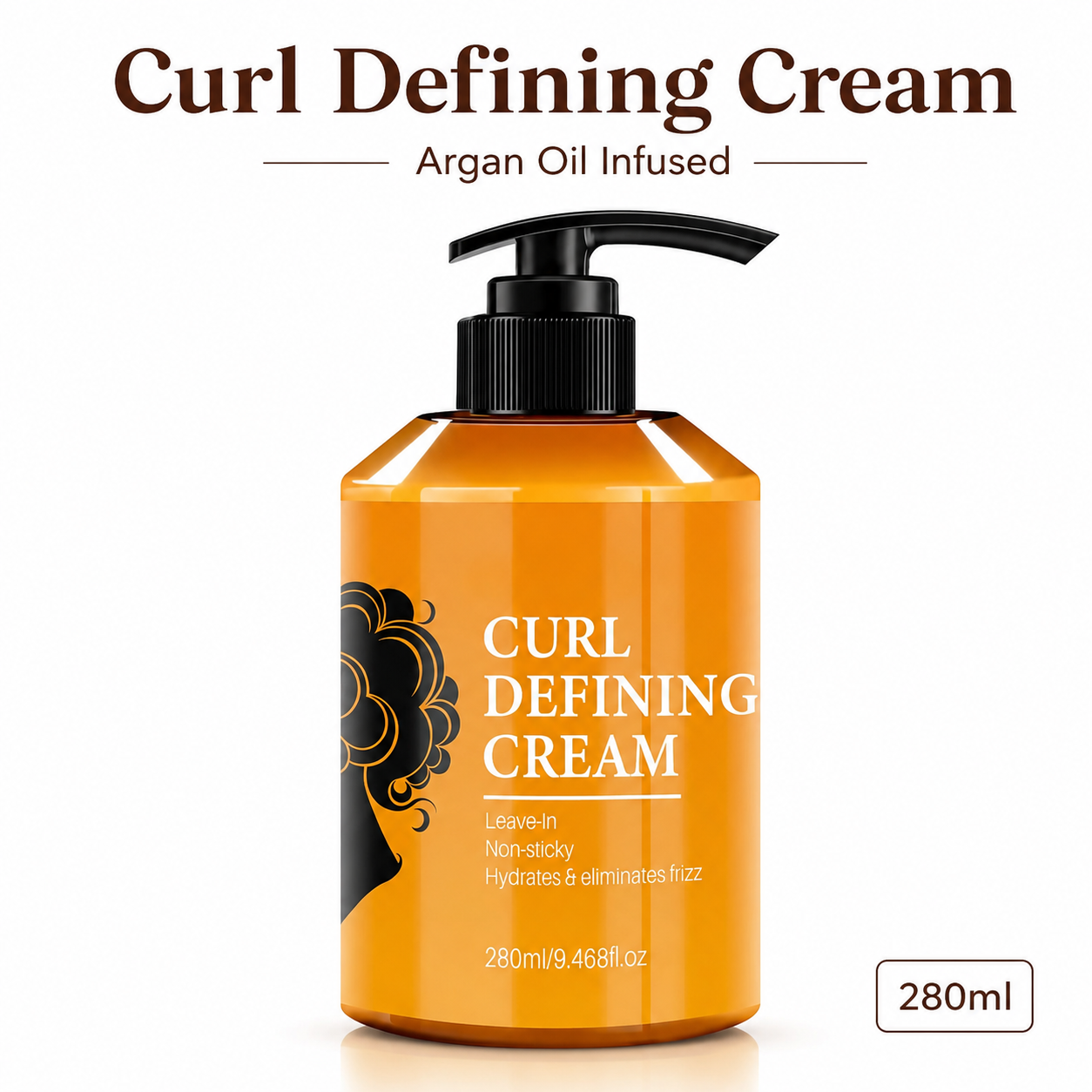 Non-Sticky Hydrating Curl Defining Cream