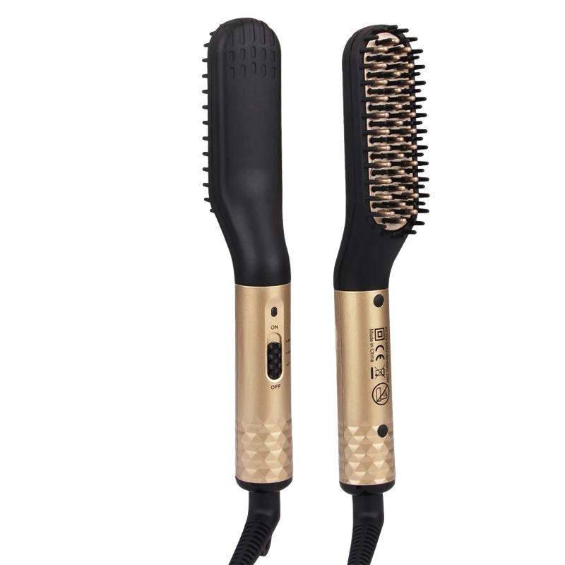 Electric Heating Beard Straightening Brush For Men