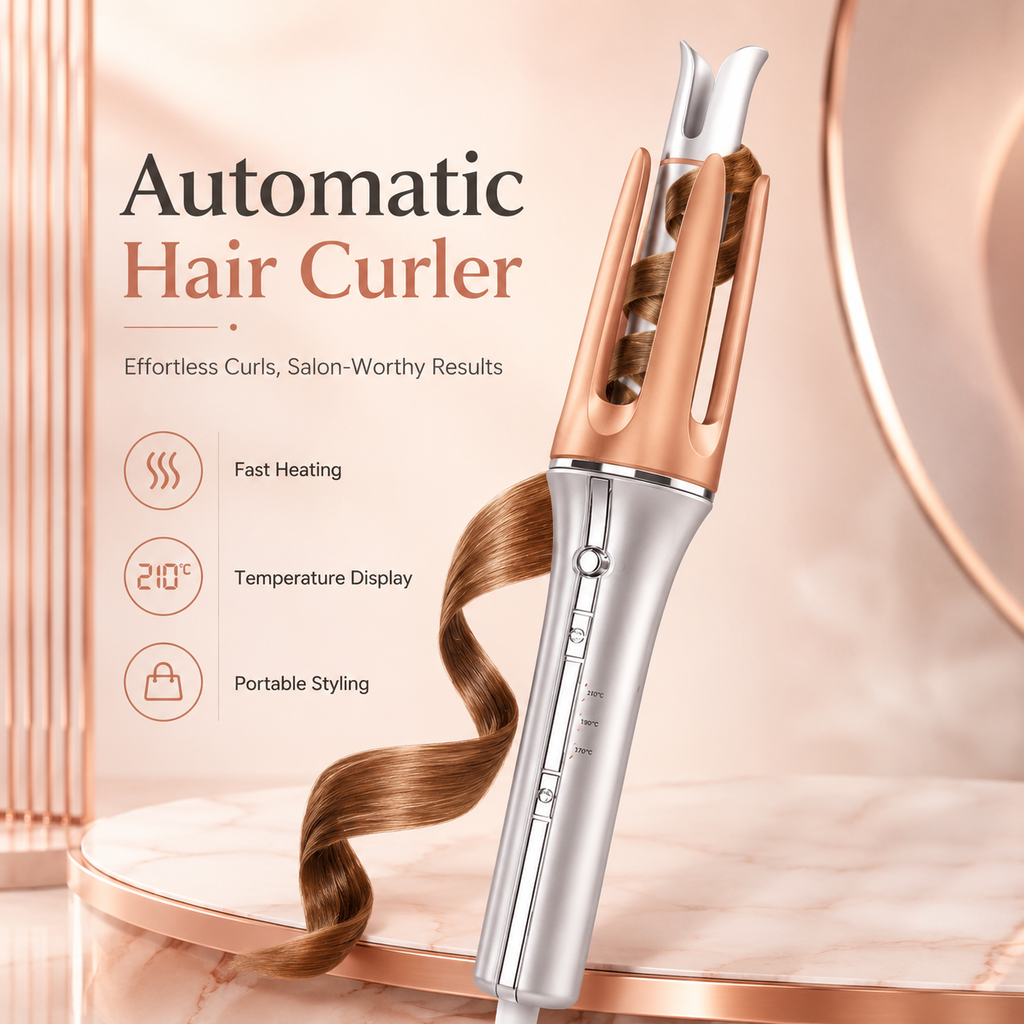 Automatic Spin Ceramic Hair Curler