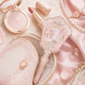 Exquisite Embossed Angel Handheld Makeup Mirror