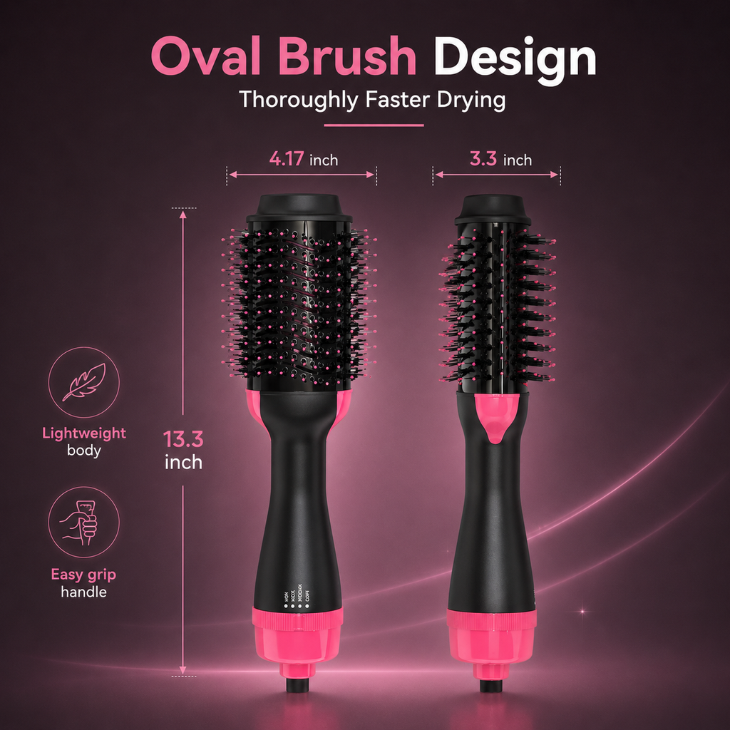 2-in-1 One-Step Hot Air Brush Dryer & Volumizer
