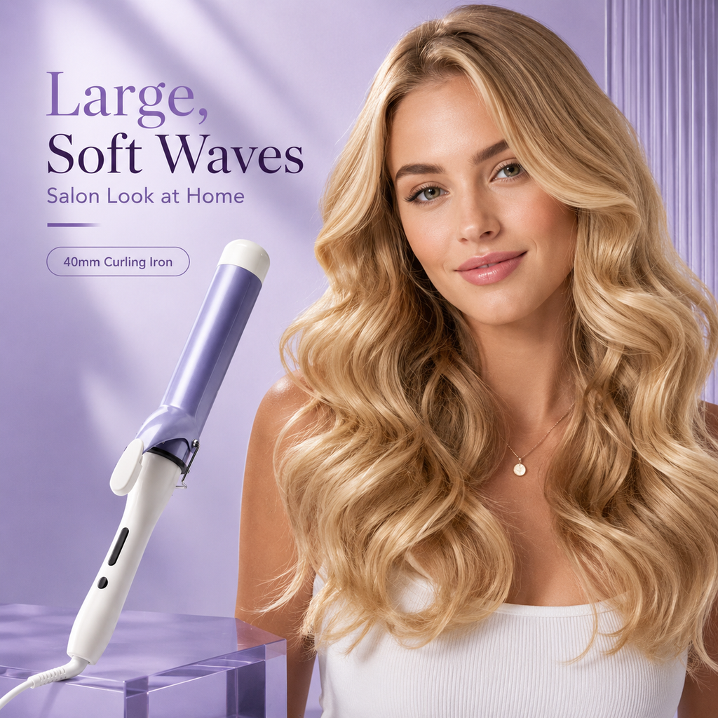 40mm Big Wave Ceramic Curling Iron