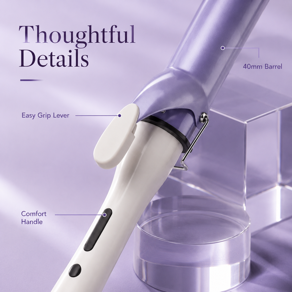 40mm Big Wave Ceramic Curling Iron