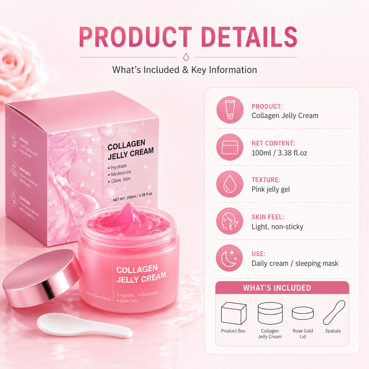 Moisturizing Collagen Jelly Skin Firming Cream Mask