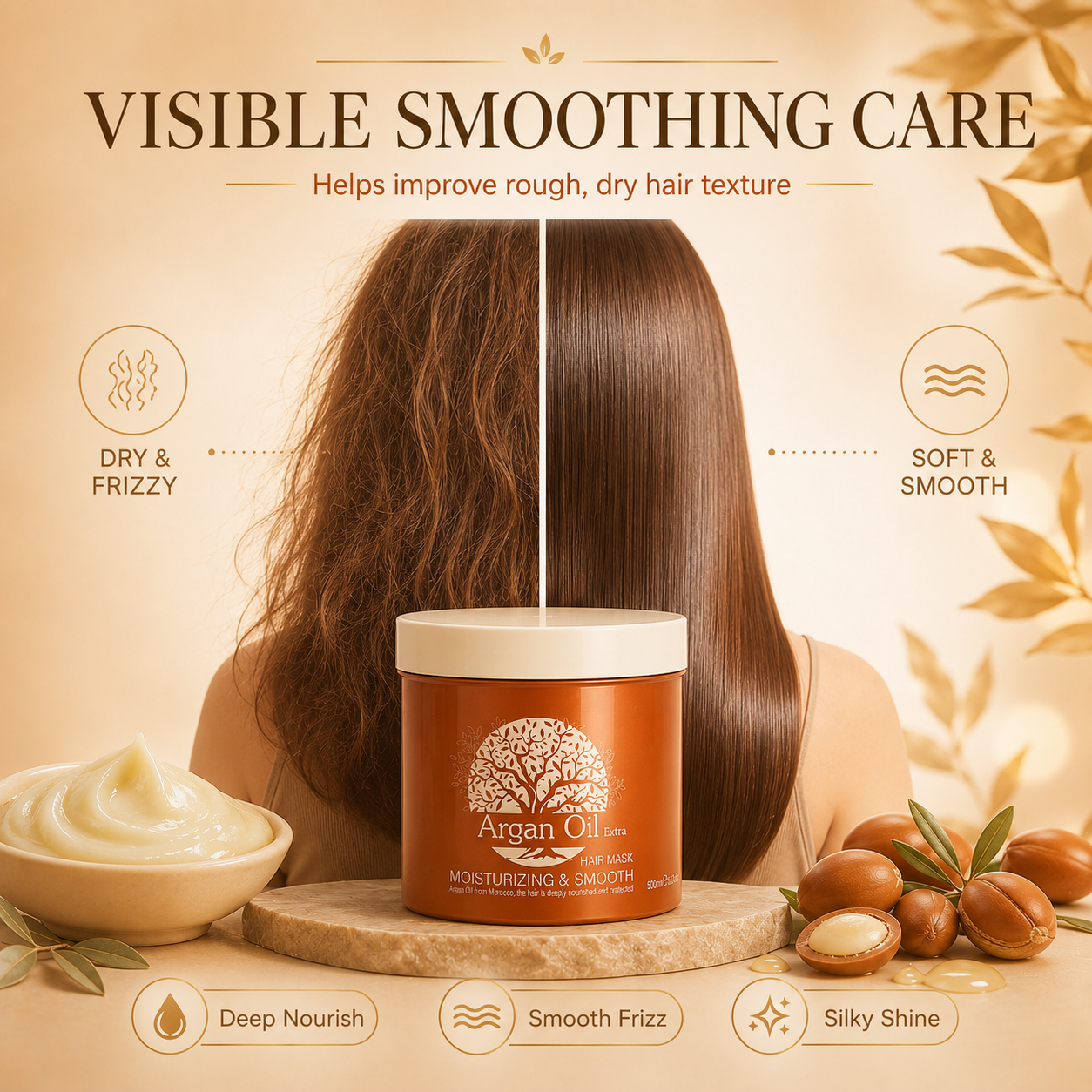Moisturizing Smooth Argan Oil Hair Mask