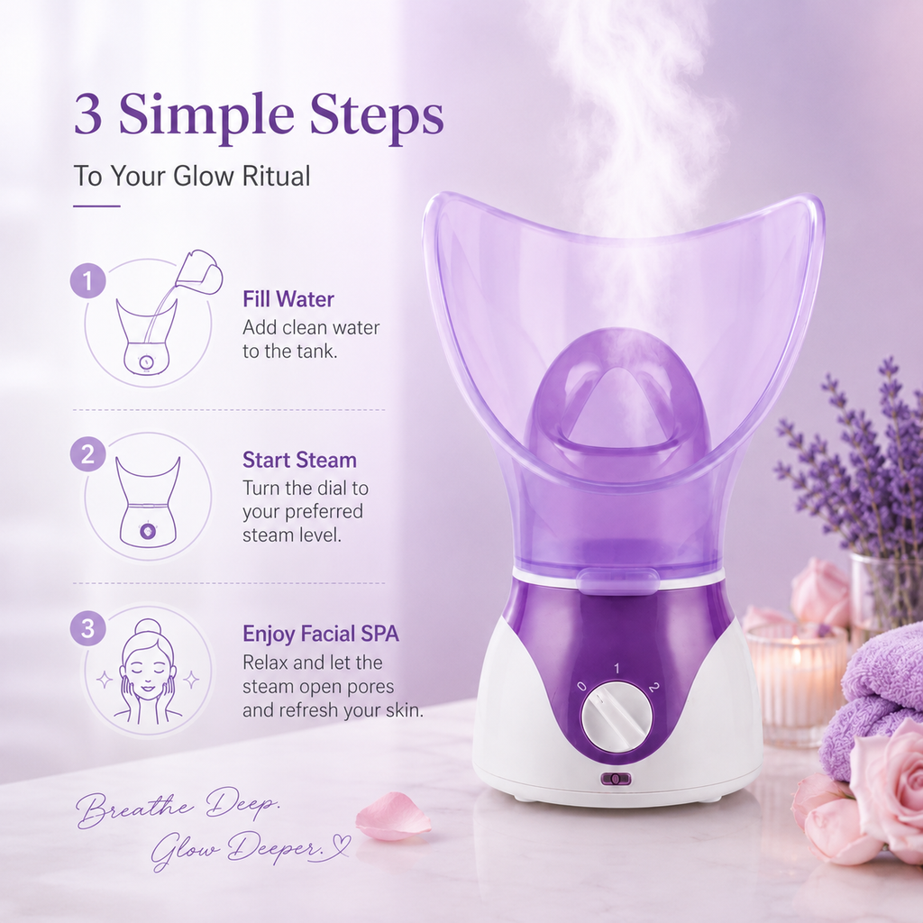 At-Home SPA Adjustable Hot Mist Facial Steamer