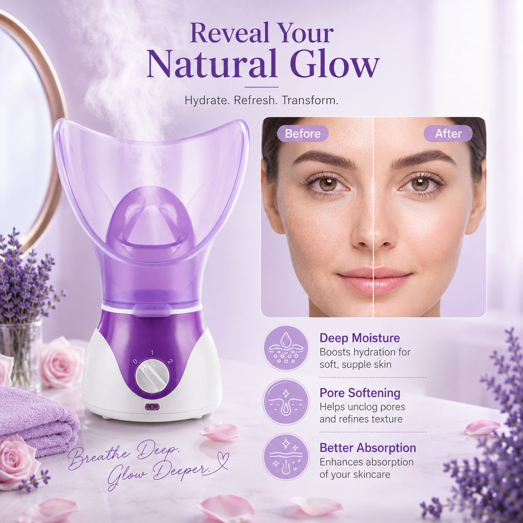 At-Home SPA Adjustable Hot Mist Facial Steamer