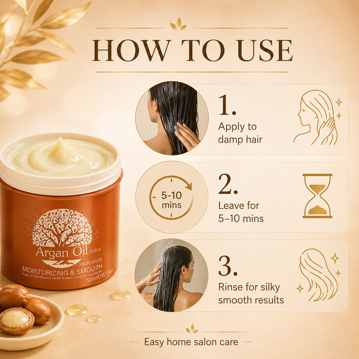 Moisturizing Smooth Argan Oil Hair Mask