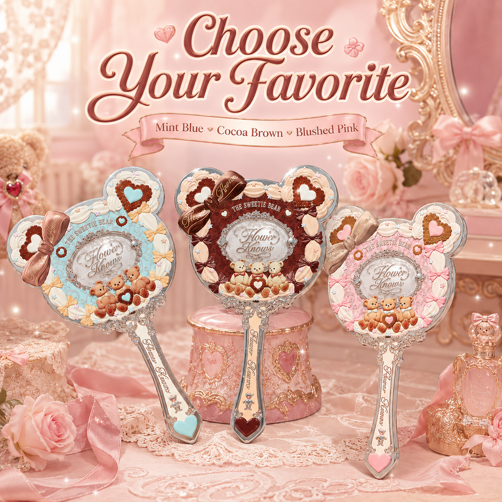 THE SWEETIE BEAR COLLECTION Makeup Hand Mirrors Cosmetic Mirror