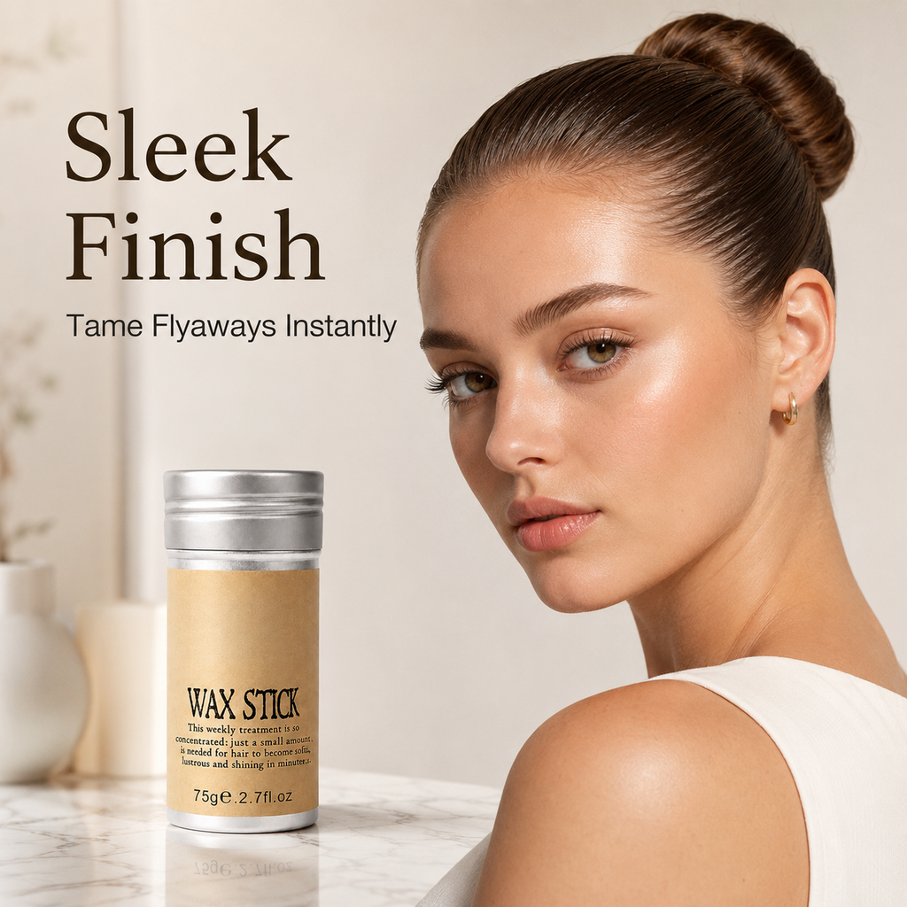 Portable Hair Wax Stick, Anti-Flyaway Baby Hair Edge Control Styling Wax