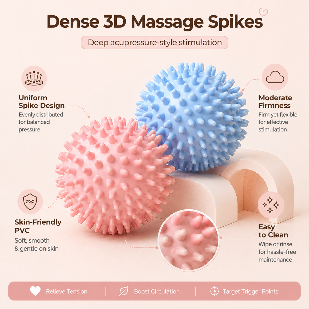 Soft Spiky Massage Ball Portable Trigger Point Deep