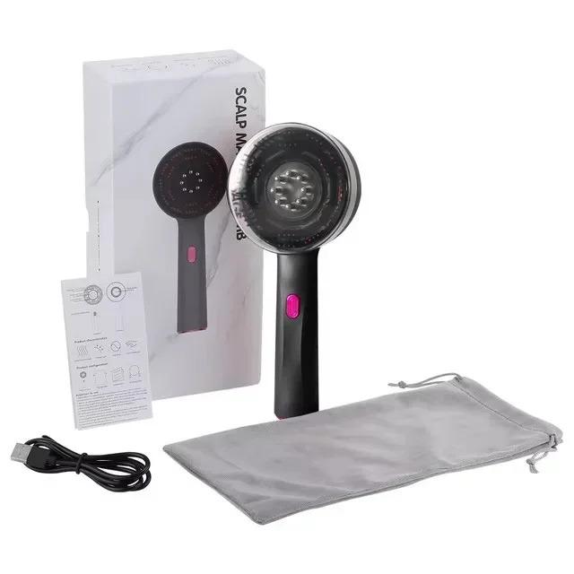 Electric Oil-Filled Red Light Scalp Massage Comb