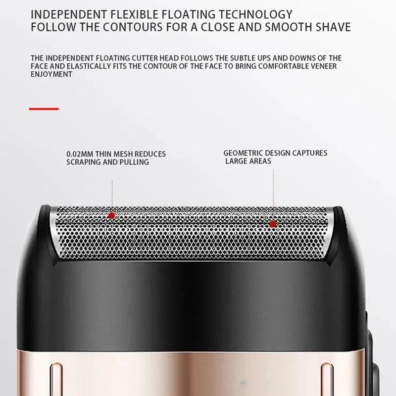 2024USB Charge Waterproof Portable Men Electric Razor
