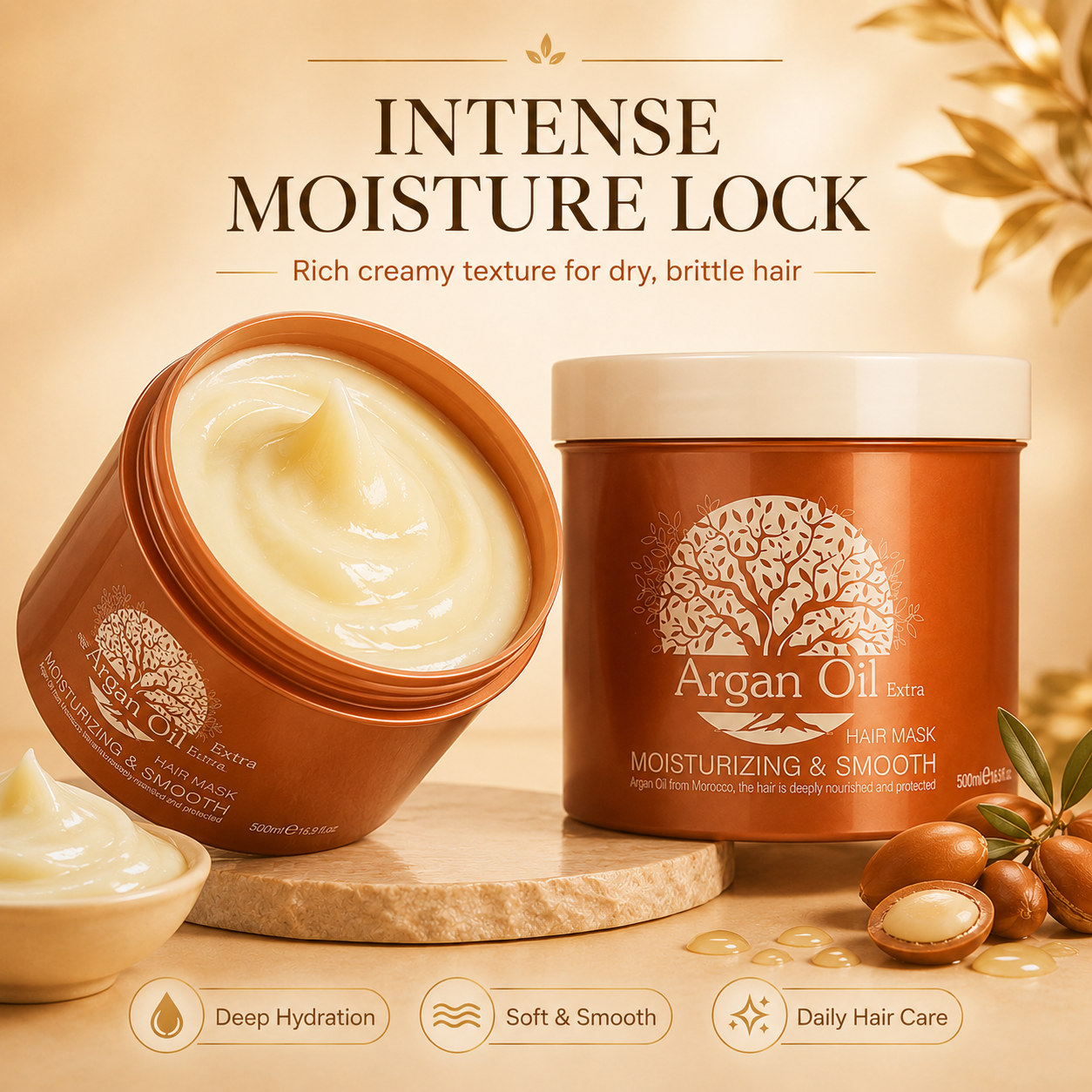 Moisturizing Smooth Argan Oil Hair Mask