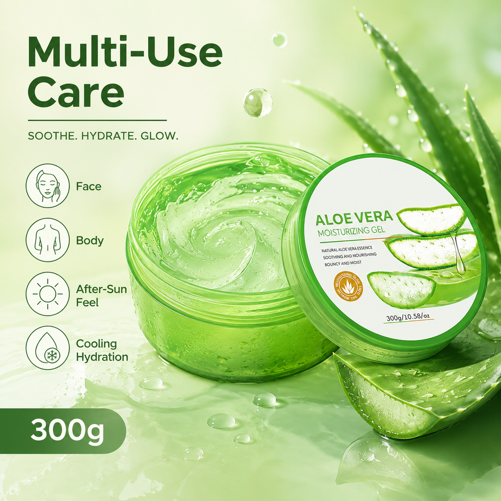 300g Natural Soothing Aloe Vera Moisturizing Gel