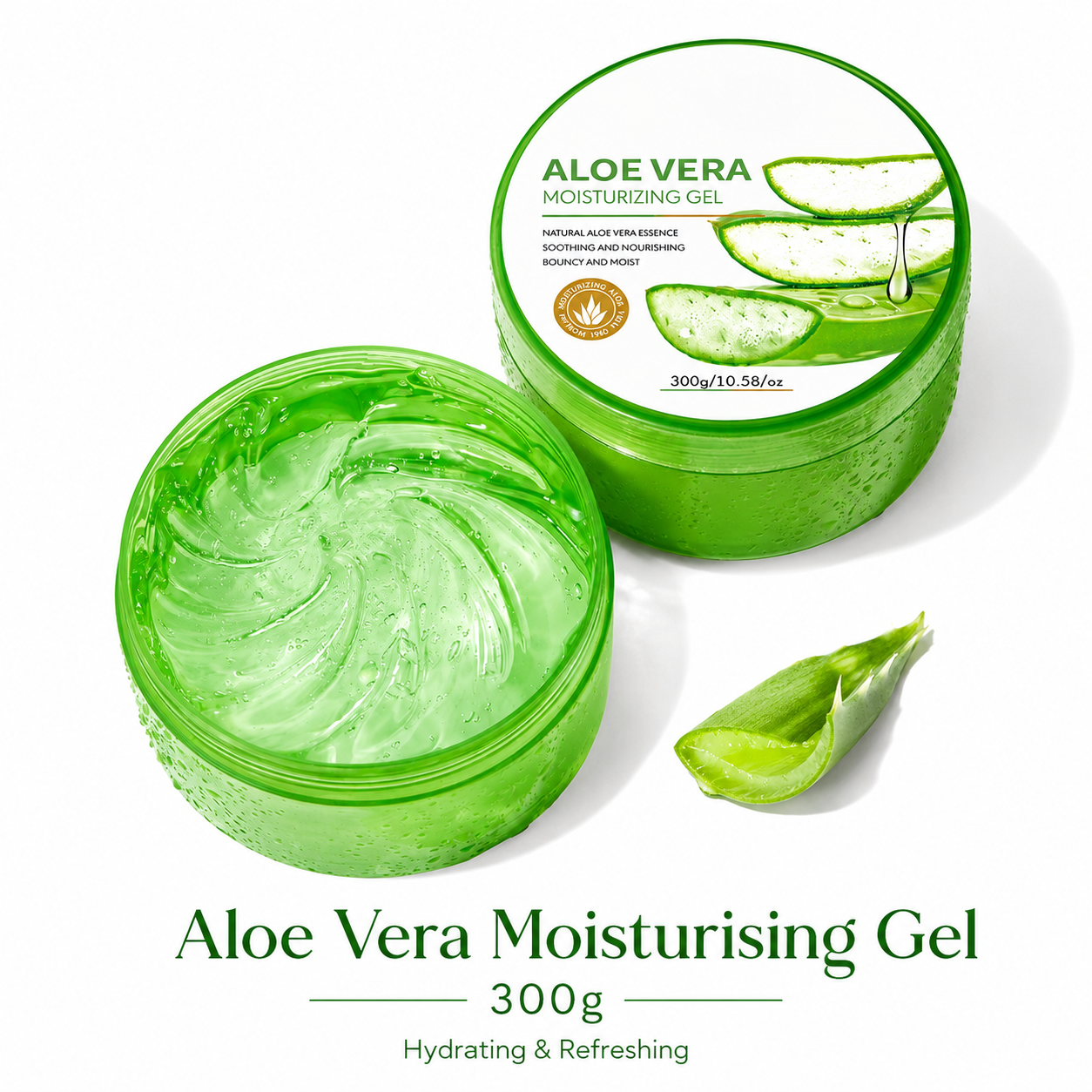 300g Natural Soothing Aloe Vera Moisturizing Gel