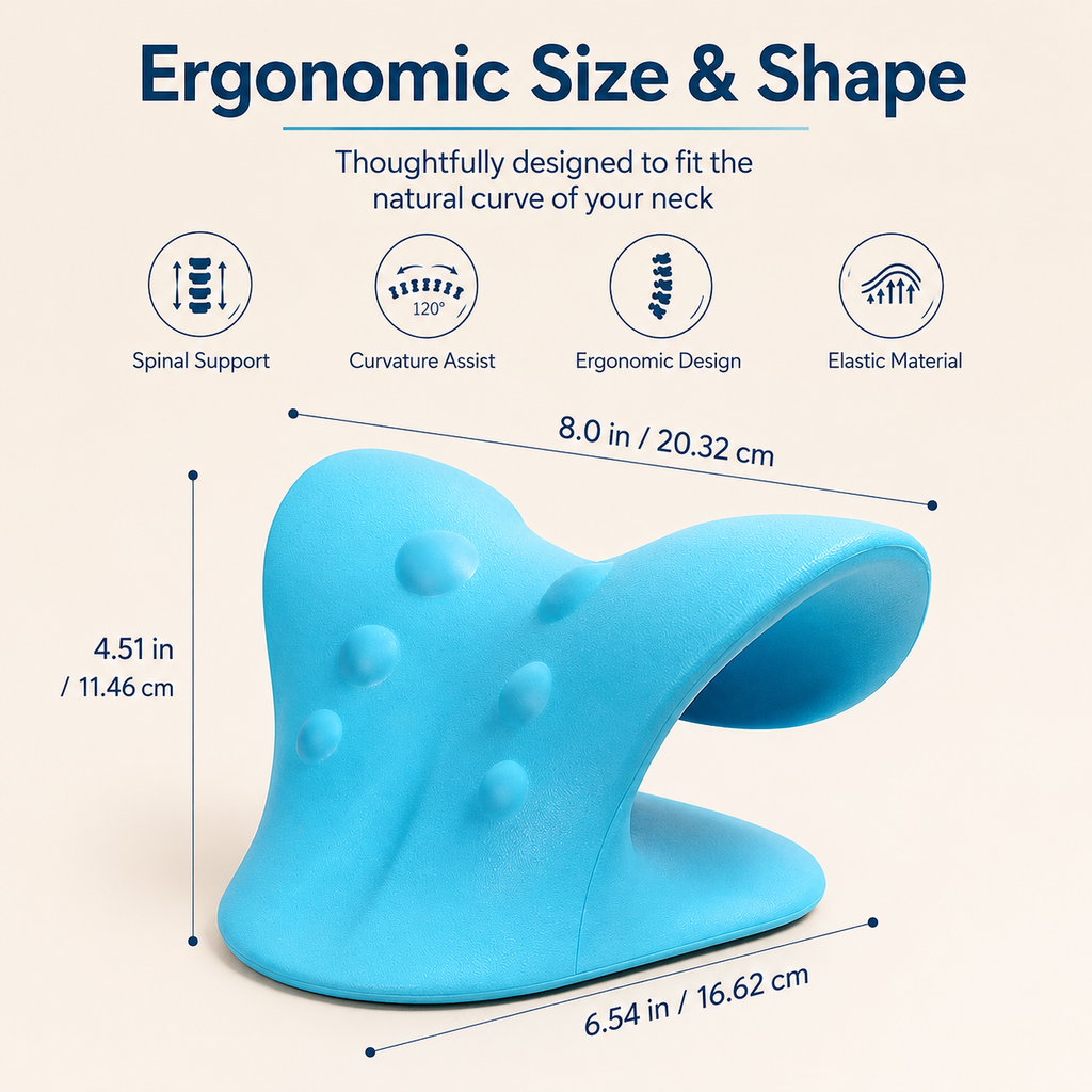 Physical Therapy Neck Shoulder Relaxer Traction Pillow