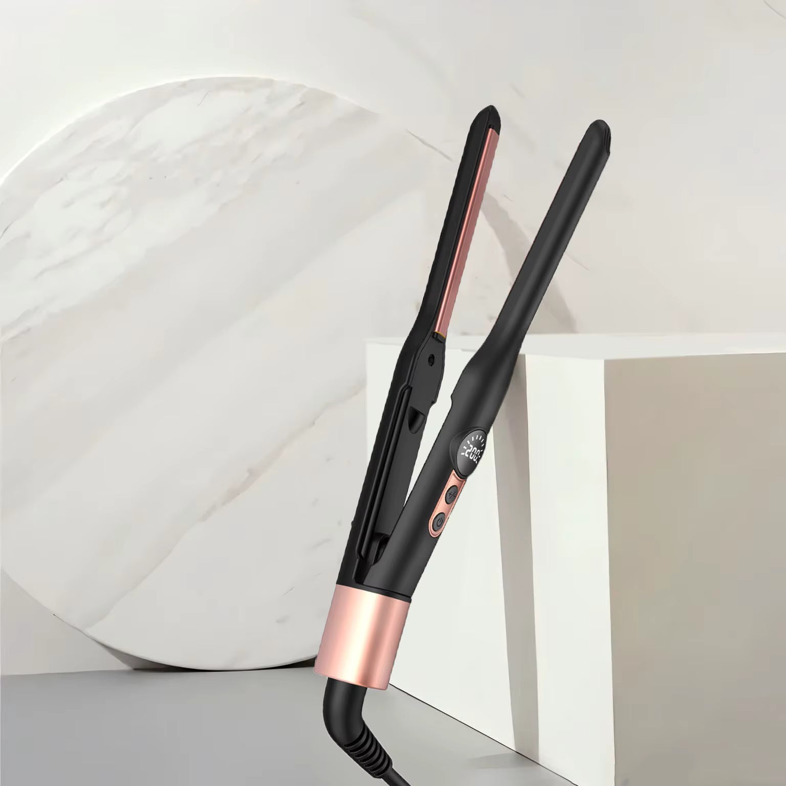 LCD Digital Slim Ceramic Hair Straightener Flat Iron