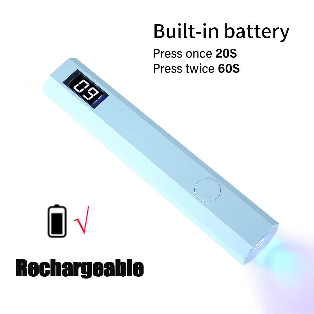 Portable USB Rechargeable UV LED Nail Lamp