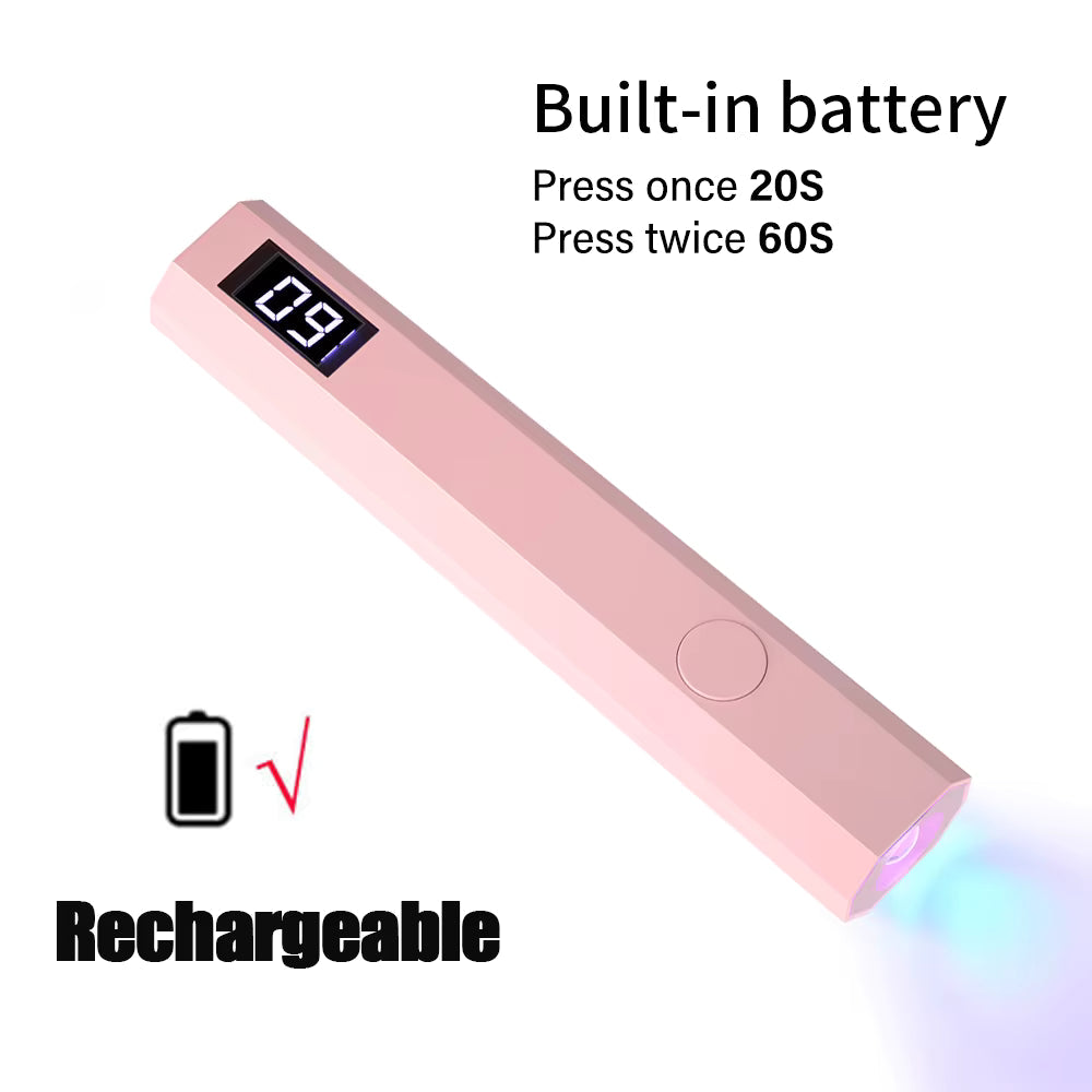 Portable USB Rechargeable UV LED Nail Lamp