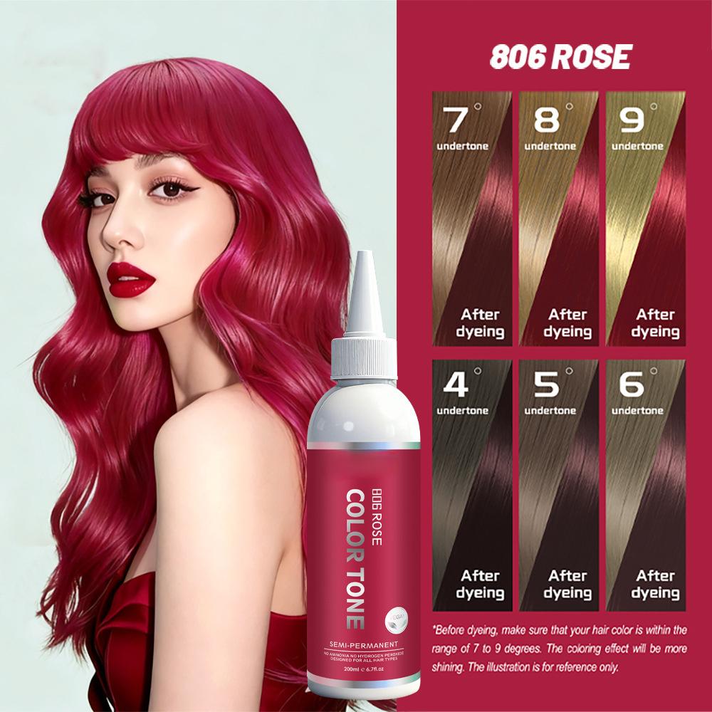 Ammonia-Free Semi Permanent Fashion Hair Dye