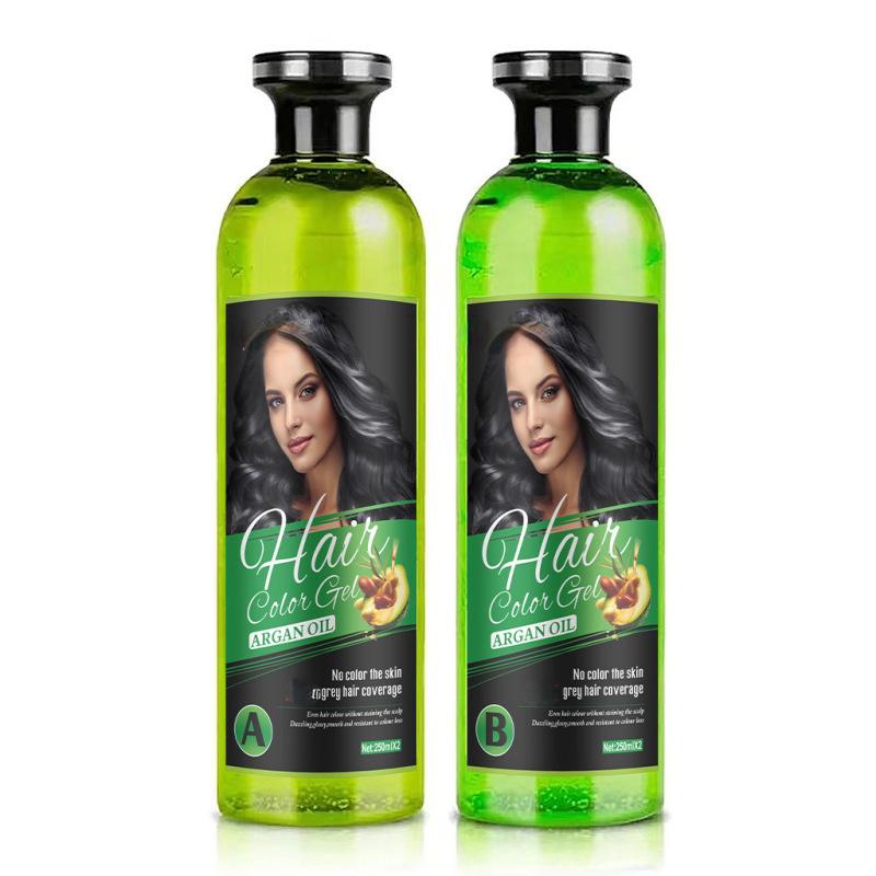 Temporary Black Hair Color Gel for Gray Hair Touch-Ups