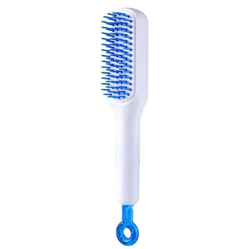 One Step Self Cleaning Retractable Massage Hair Comb