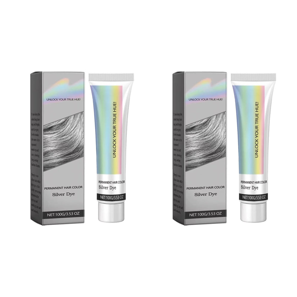 Fashion Silver Permanent Hair Dye Cream